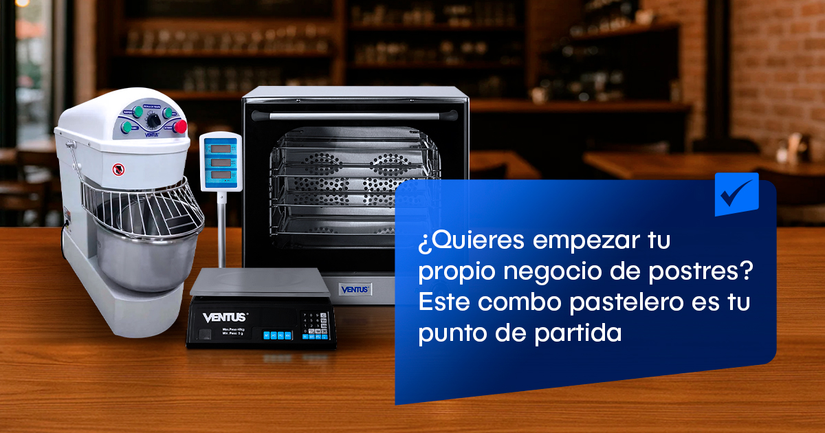¿Quieres empezar tu propio negocio de postres? Este combo pastelero es tu punto de partida