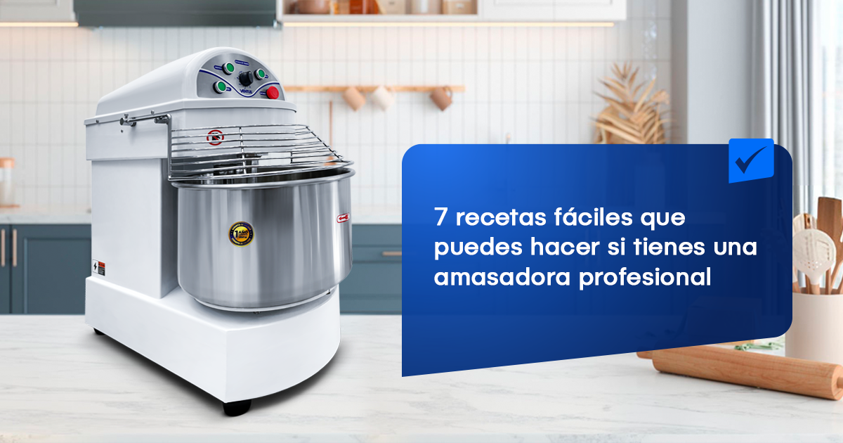 7 recetas fáciles que puedes hacer si tienes una amasadora profesional