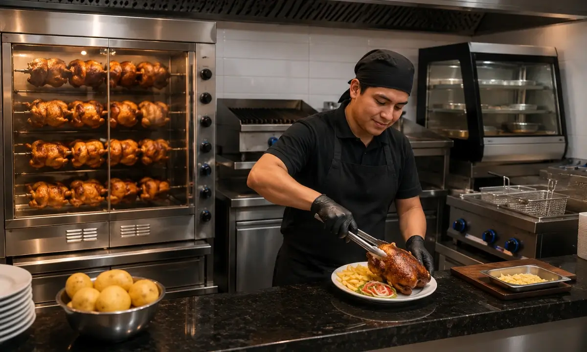 Cómo equipar una pollería desde cero con equipos de cocina industrial Ventus