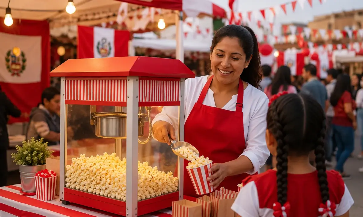 Feria gastronómica peruana que cuenta con negocios para ferias.